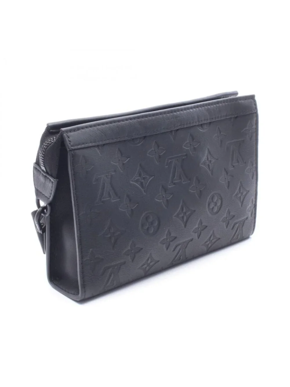 Louis Vuitton Shoulder Bag Gaston Wearable Wallet Noir Leather